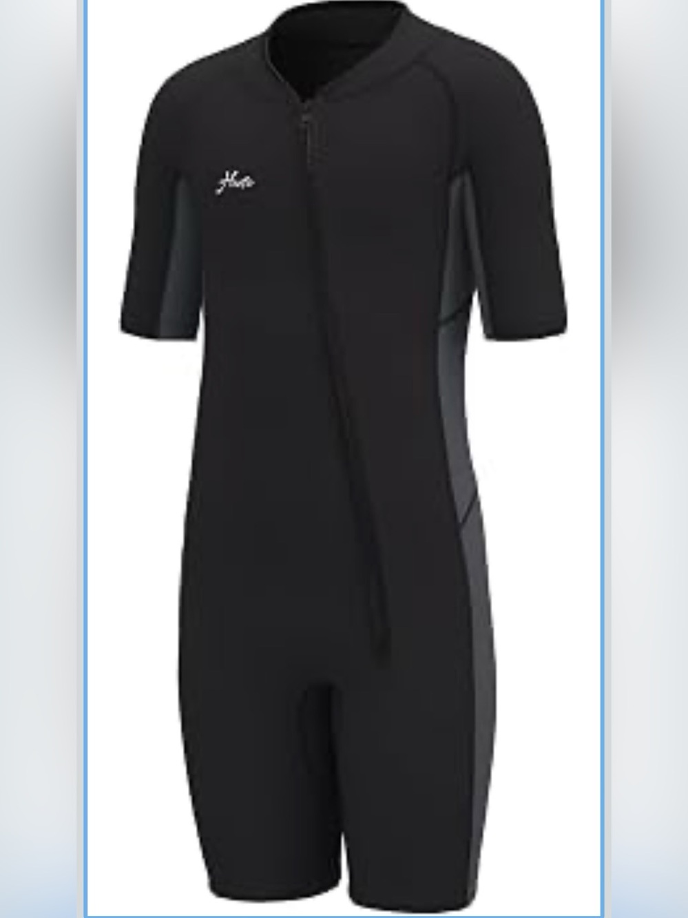 Youth 3/2mm Neoprene Shorty Full Wet Suits Front Zip in Cold Water for Swimming
